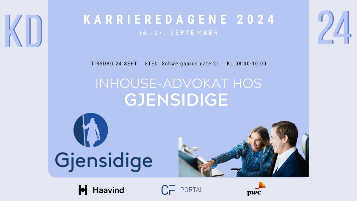 Inhouse-advokat hos Gjensidige - Karrieredagene 2024