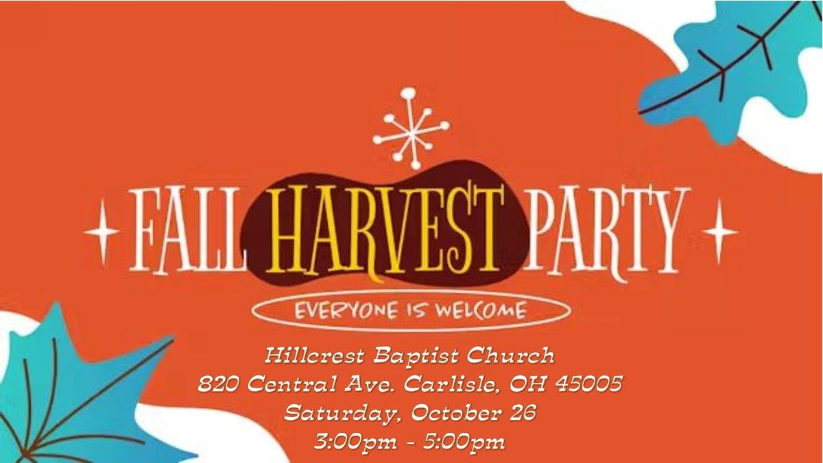 Fall Harvest Party