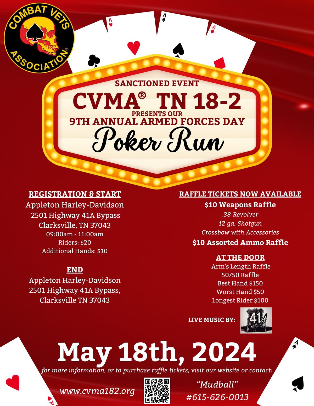 9th Annual Armed Forces Day Poker Run