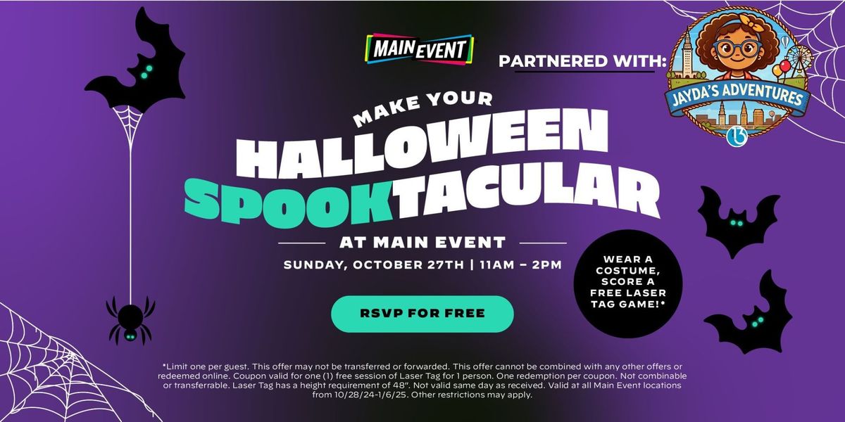 Halloween Spooktacular at Main Event Avon 