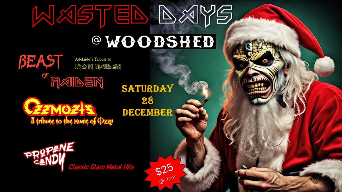 Wasted Days - Xmas Classic Metal at Woodshed