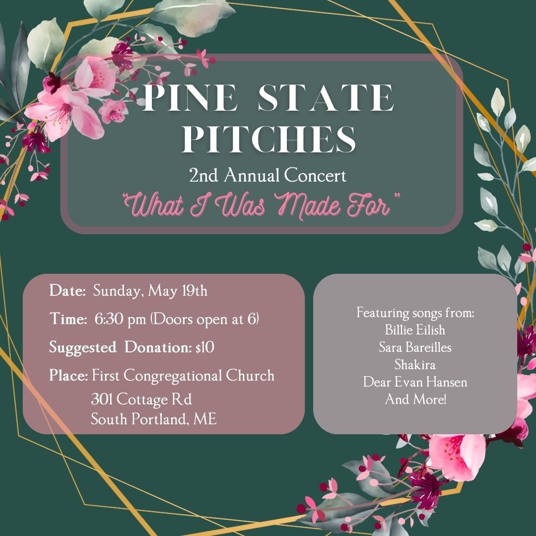 Pine State Pitches 2nd Annual Concert
