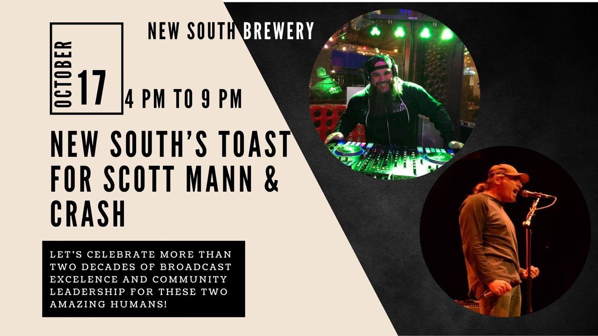 New South Brewing's Toast to Scott Mann & Crash