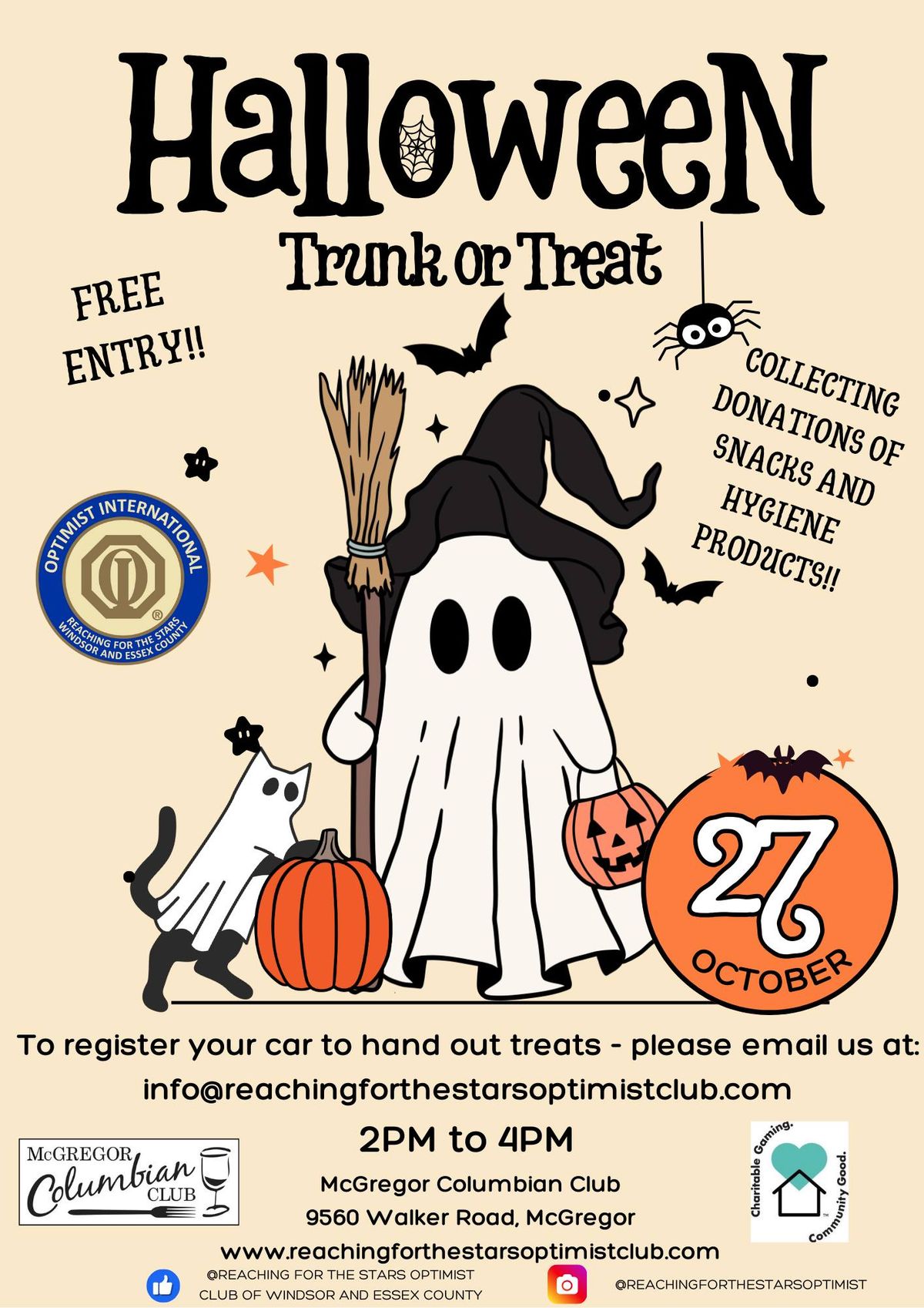 Halloween Trunk or Treat - October 27th 2024