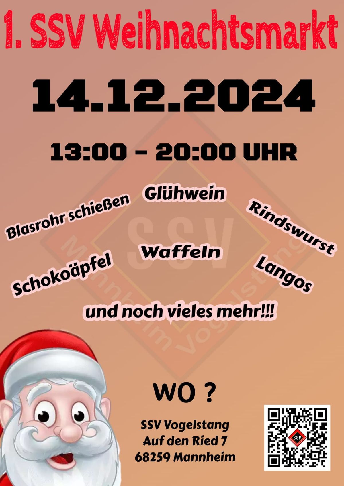 Weihnachtsmarkt beim SSV Vogelstang 