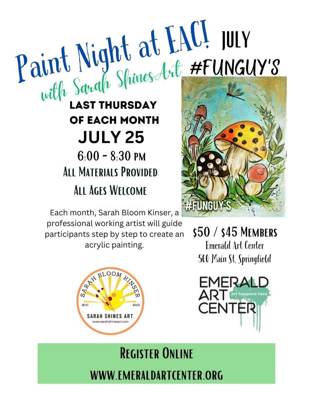 Paint Night At EAC #funguy's
