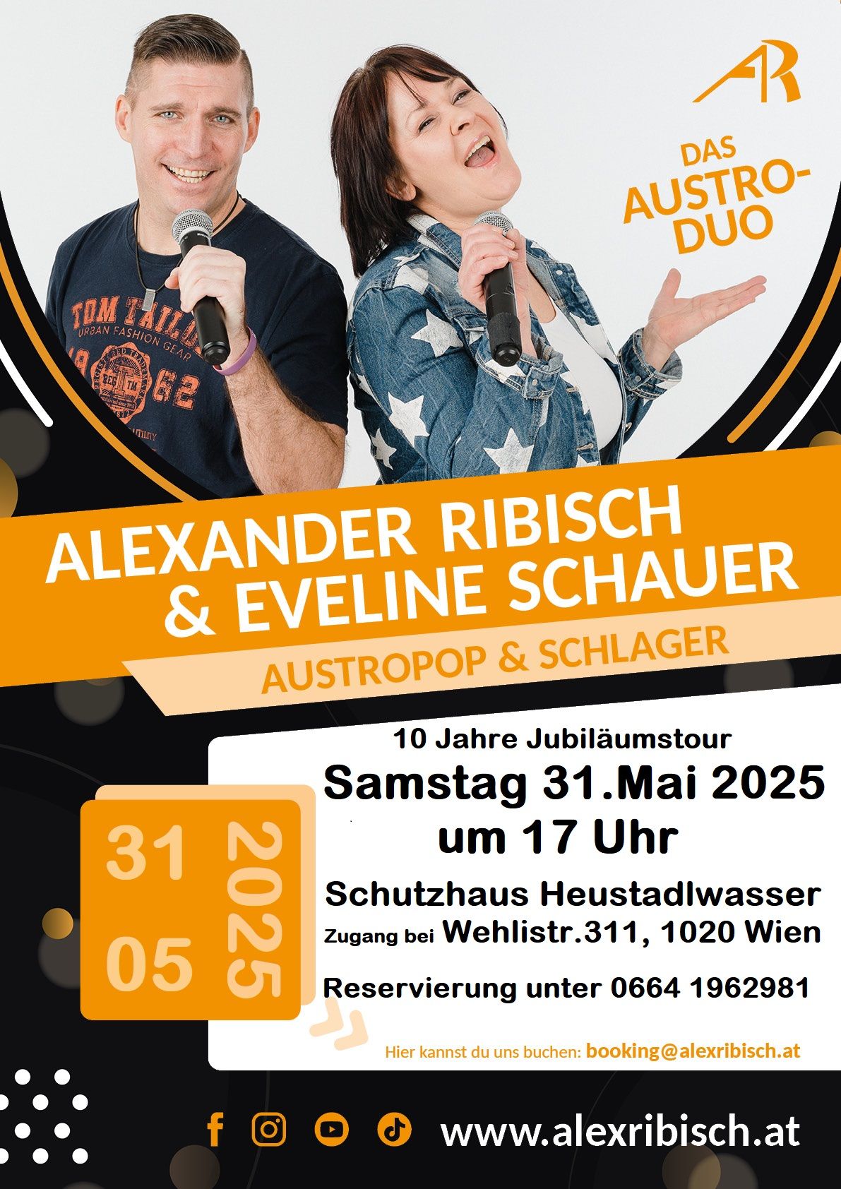 Alex Ribisch & Eveline Schauer LIVE im Schutzhaus Heustadlwasser ! 10 Jahre Jubil\u00e4umstour