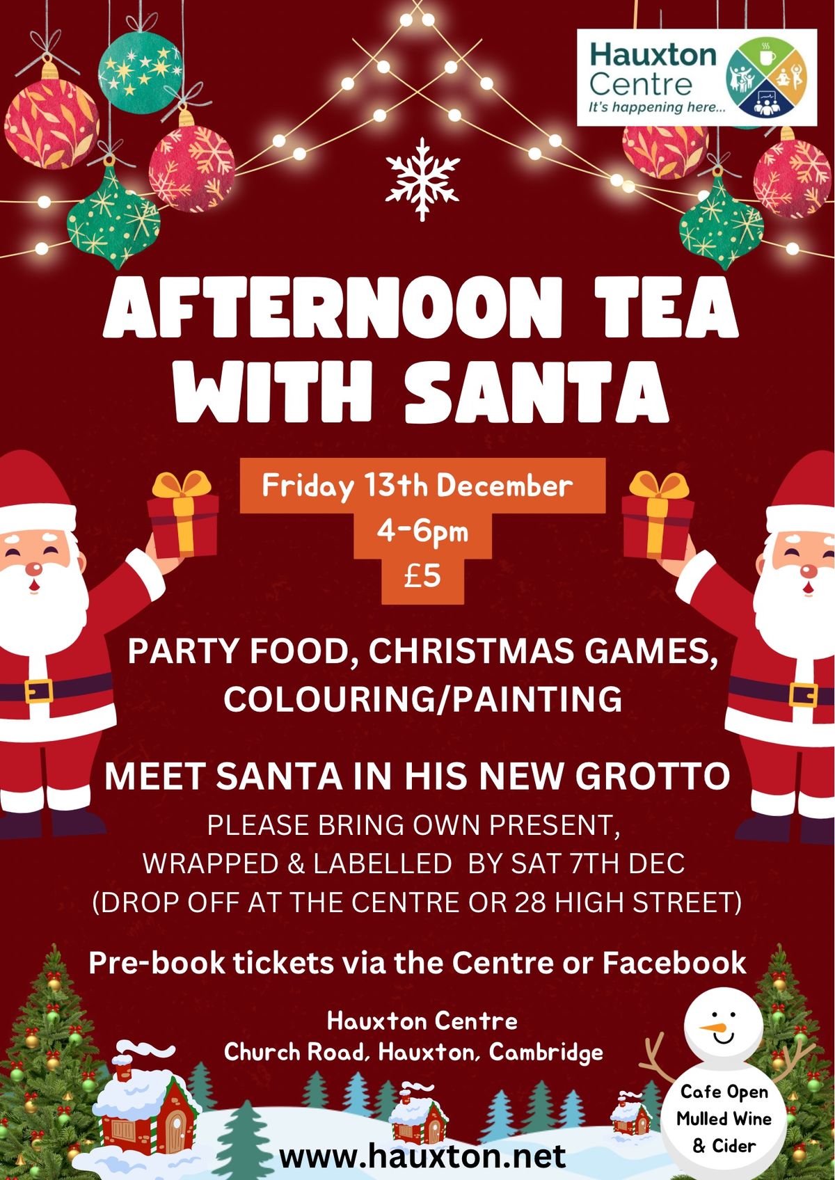 Afternoon Tea with Santa