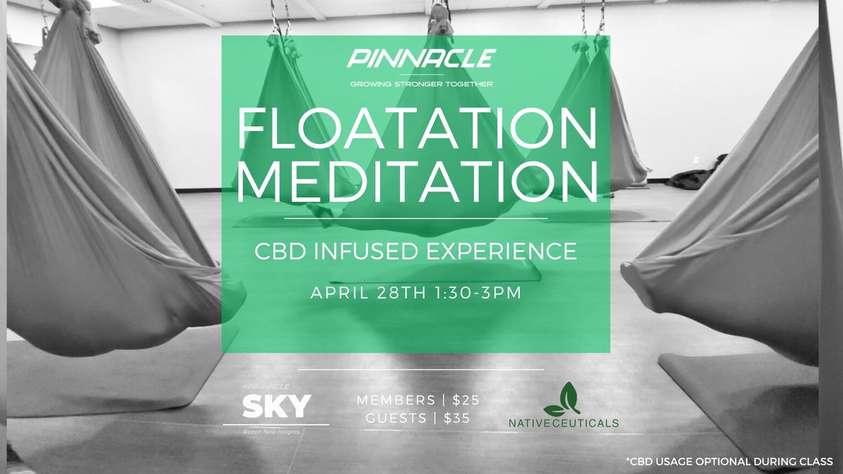 Aerial Yoga-Floatation Meditation & CBD Workshop
