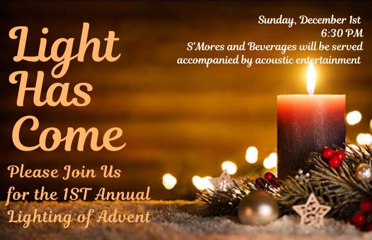 1ST Annual Lighting of Advent