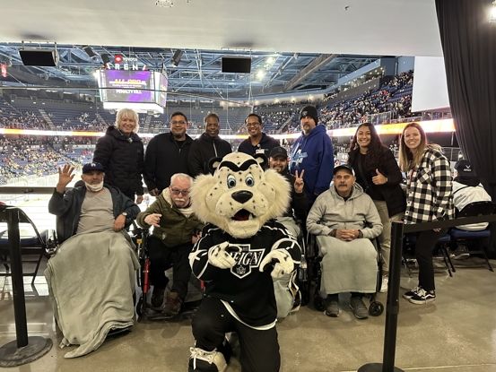 Outdoor Adventures and Wheelchair Sports Program: Ontario Reign vs. Henderson Silver Knights Hockey 