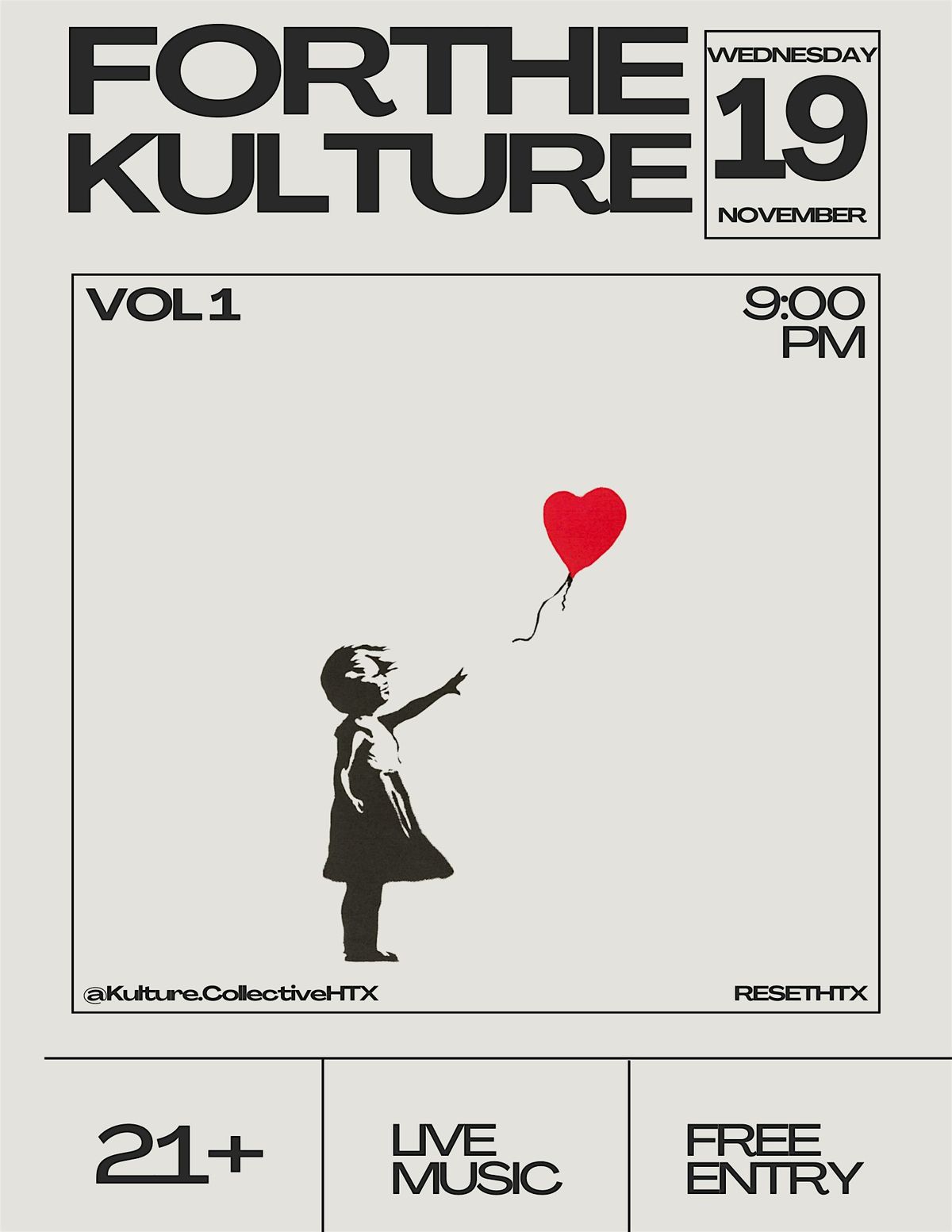 For the Kulture Vol 1 | A Night of House Music & Community