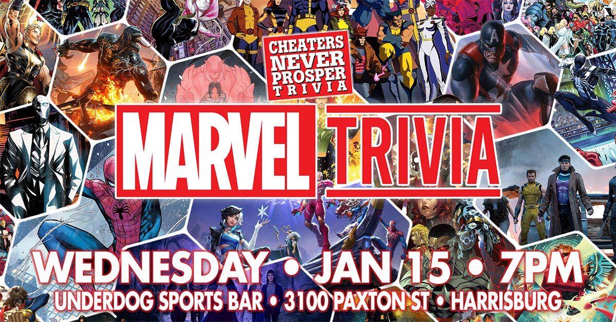 Marvel Trivia at Underdog Sports Bar - Harrisburg