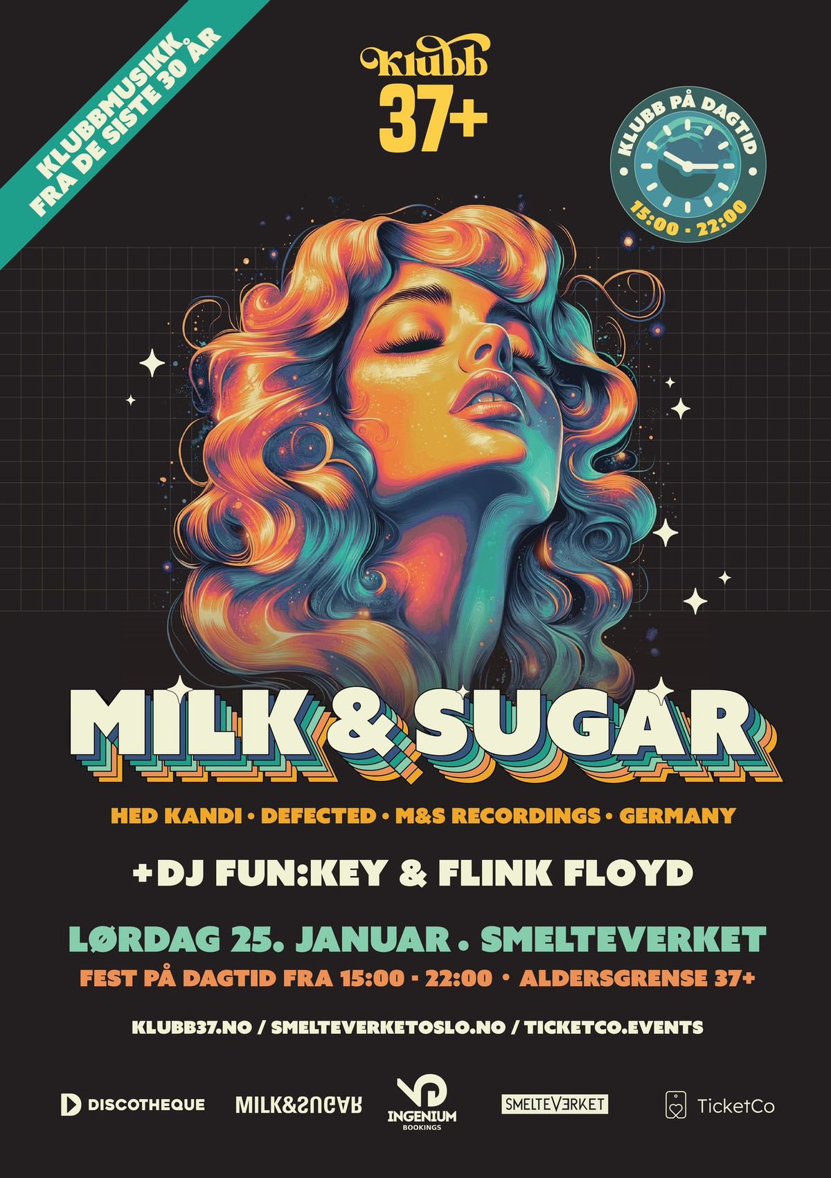 Klubb 37+ pres. Milk & Sugar (Hed Kandi, Defected) 