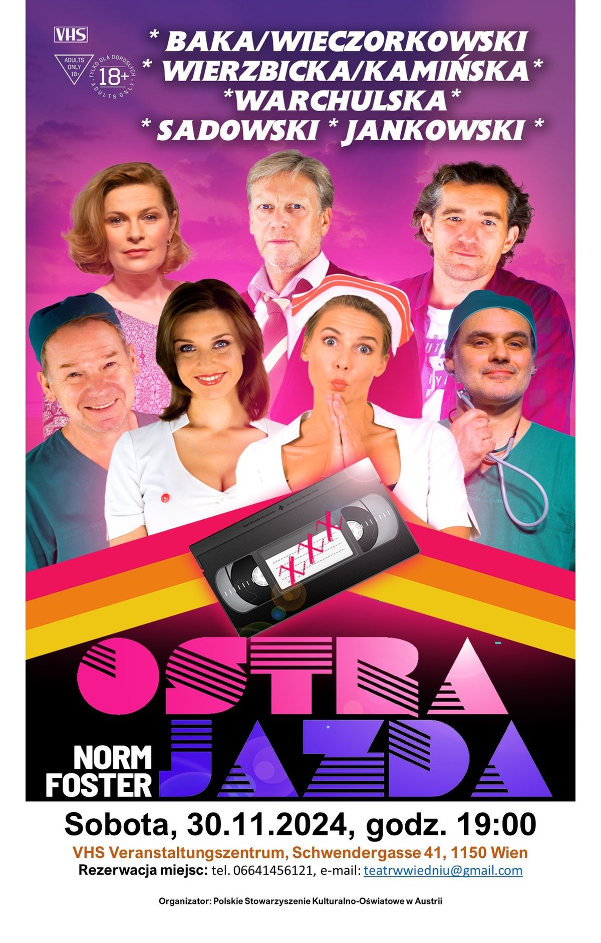 "Ostra jazda" - komedia teatralna dla doros\u0142ych