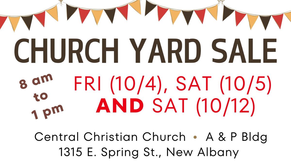 Fall Church Yard Sale