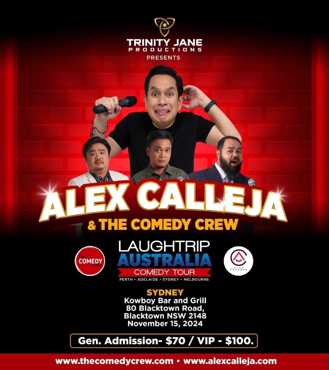 ALEX CALLEJA AND THE COMEDY CREW