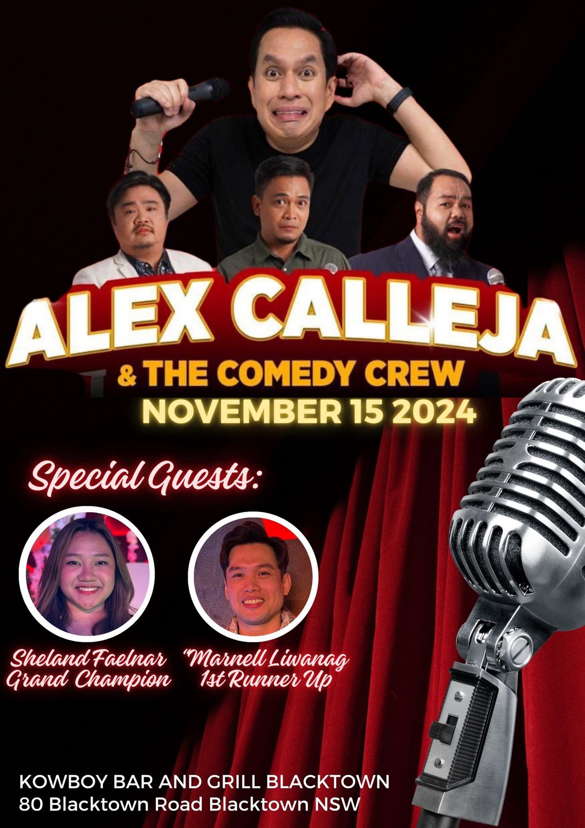 ALEX CALLEJA AND THE COMEDY CREW