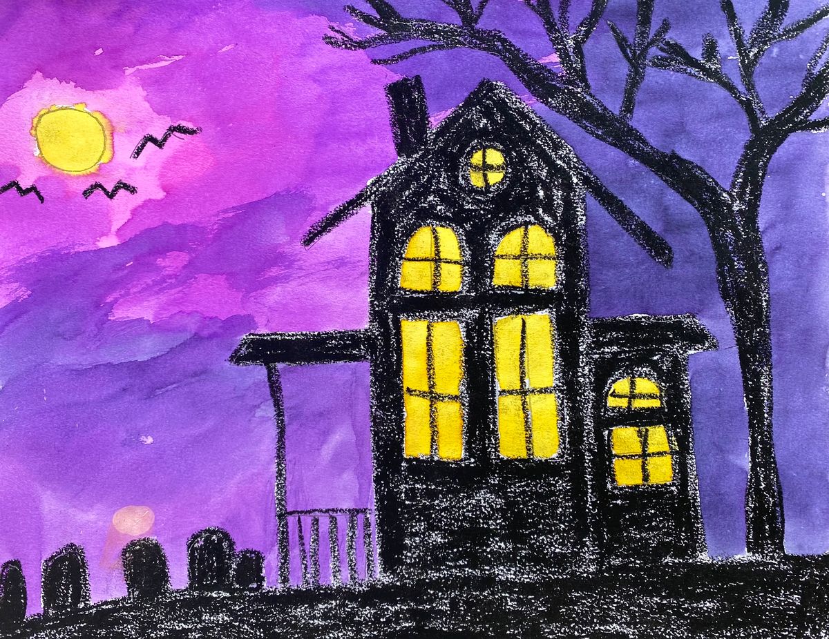 WACKY-Kids & Youth Art Workshoops-Spooky Houses