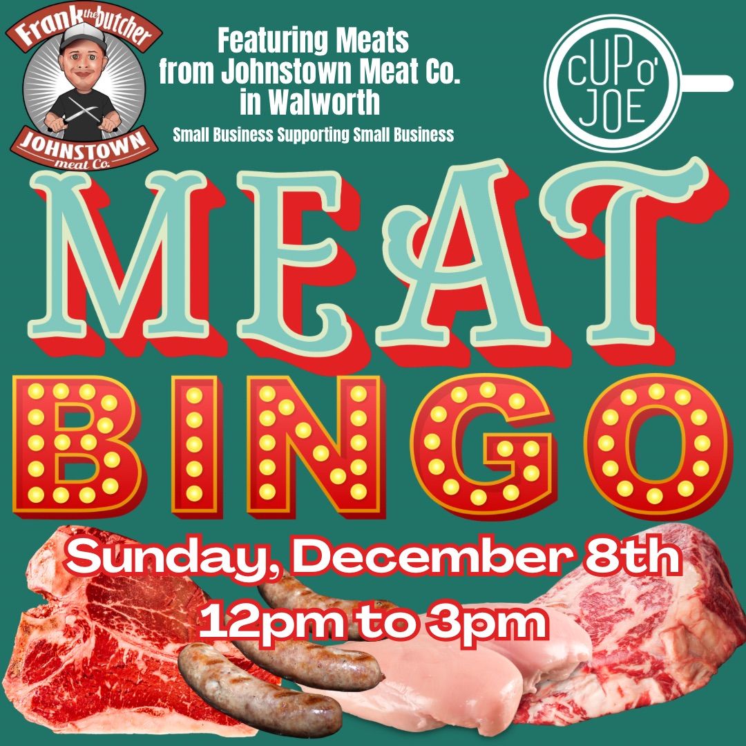 MEAT BINGO at Cup O\u2019 Joe