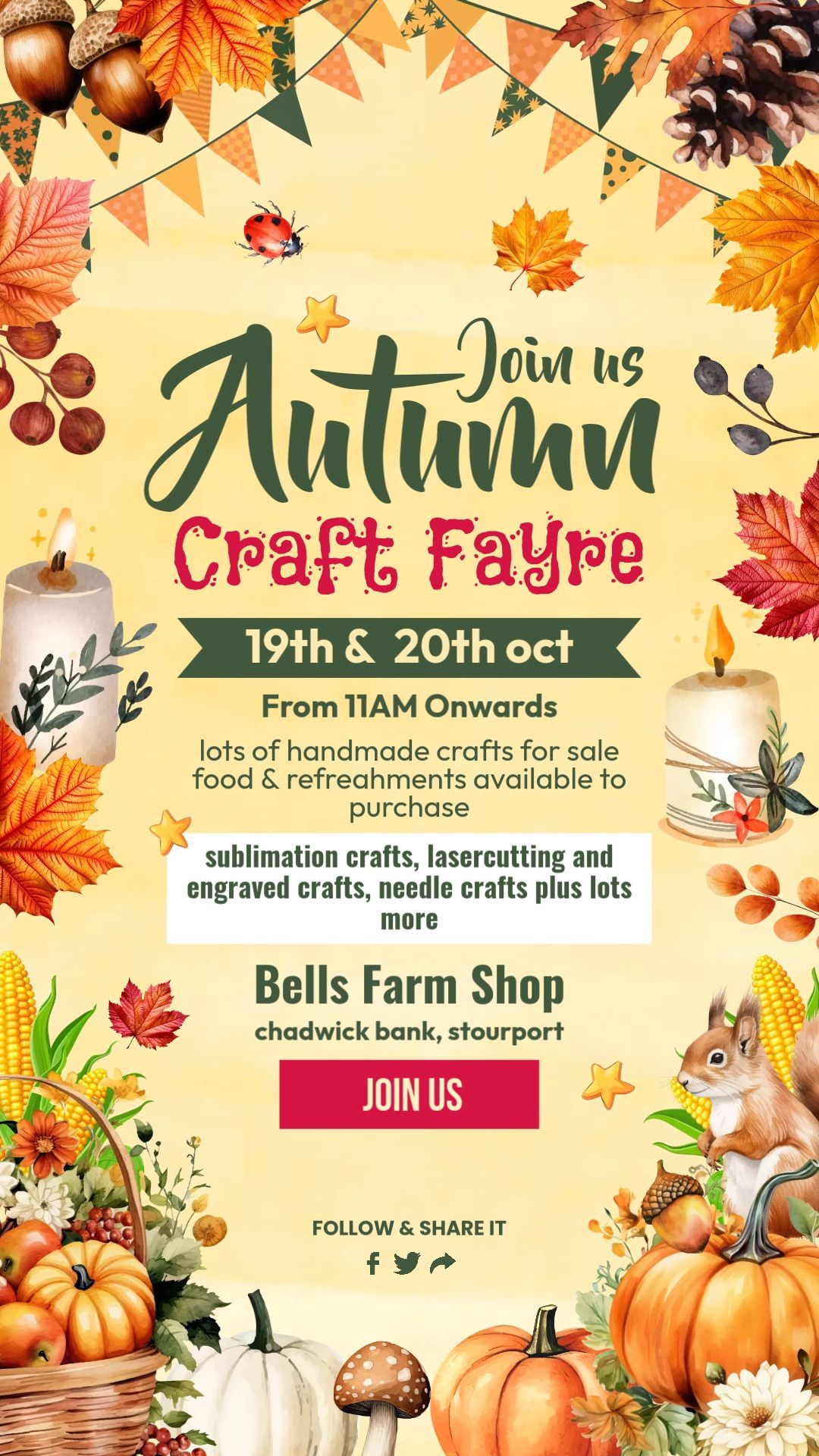 Craft Fayre at Bells Farm Shop