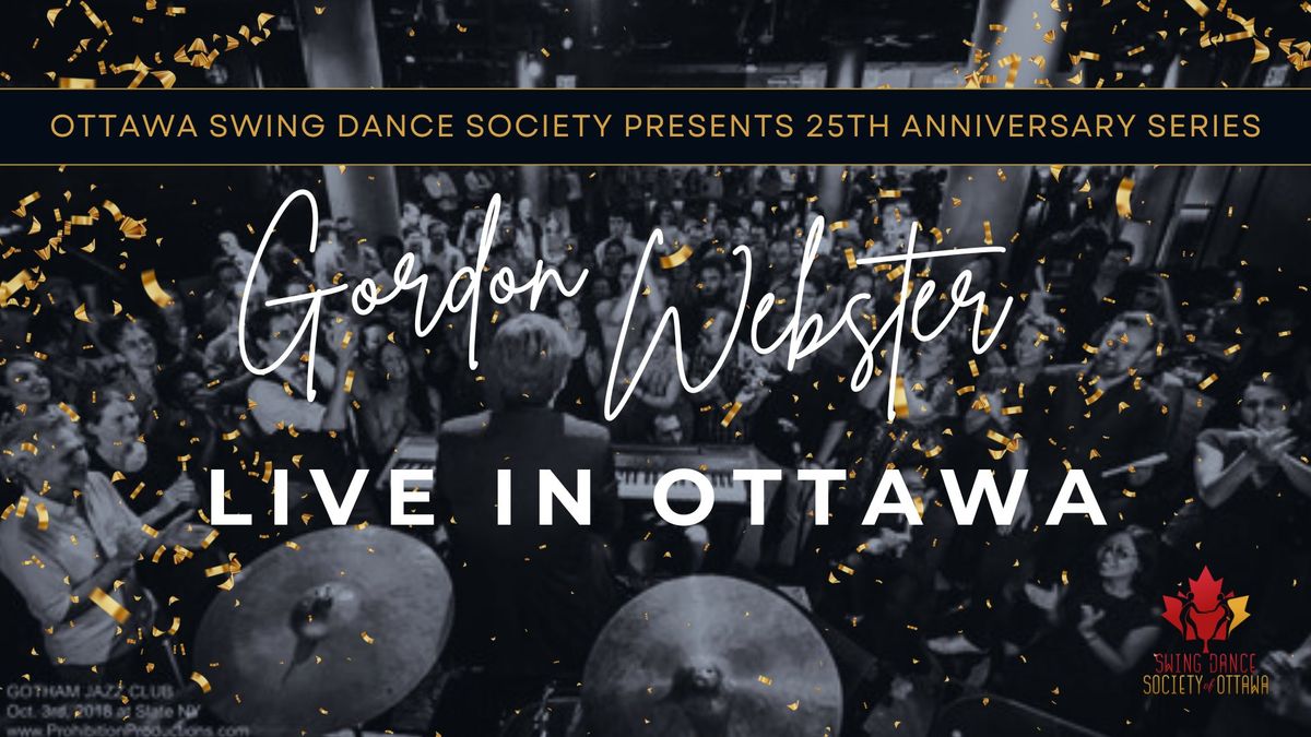 OSDS Presents: Gordon Webster Live in Ottawa