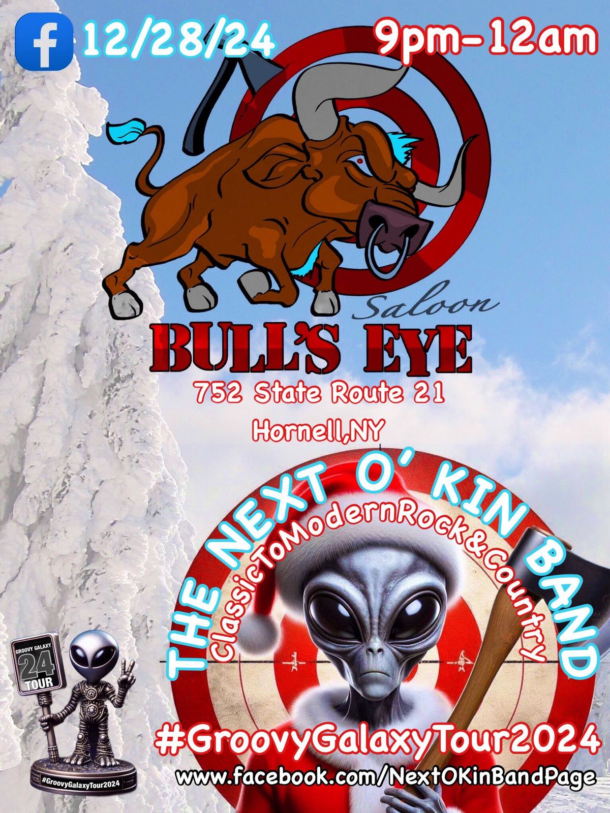 Next O Kin\/ BULL\u2019S EYE SALOON \u201cDEBUT\u201d 