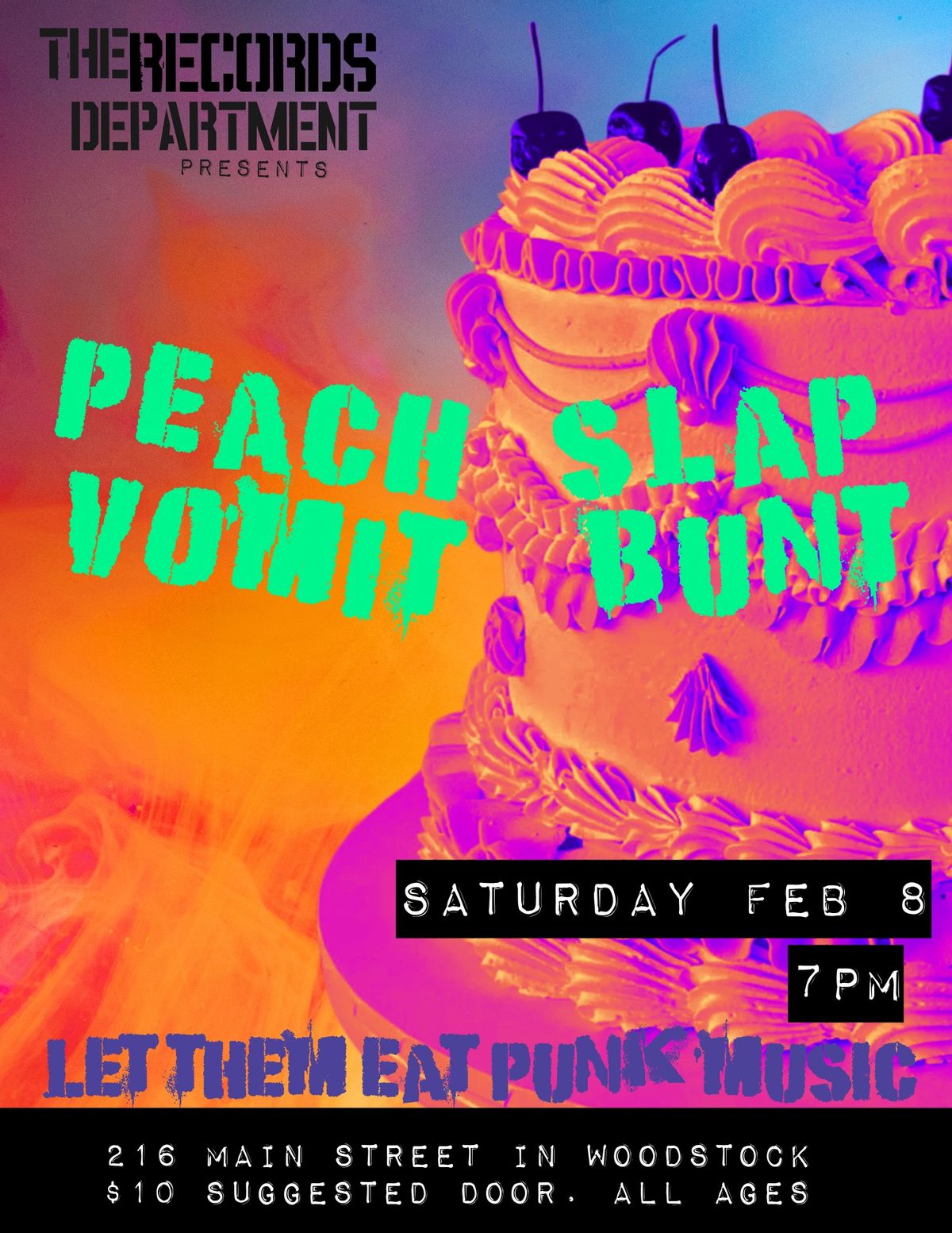 TRD Presents Peach Vomit & Slap Bunt