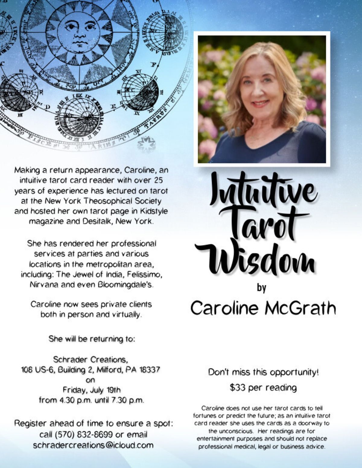 Tarot Card Reading by Caroline McGrath