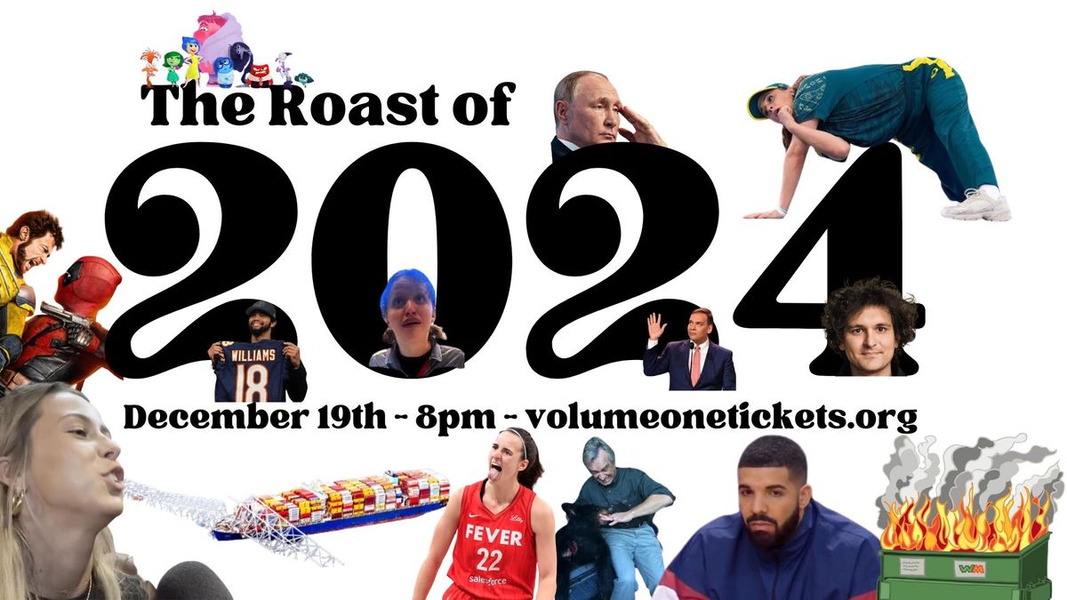 Clear Water Comedy Presents:  The Roast of 2024