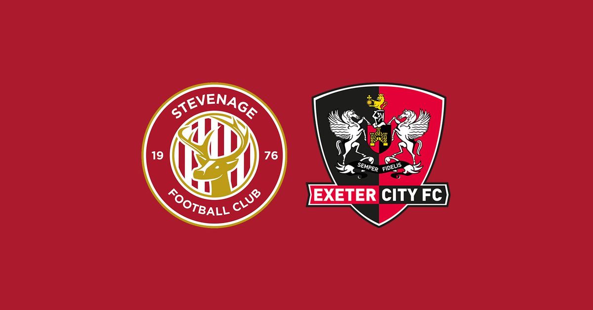 Stevenage vs Exeter City - The Lamex Stadium