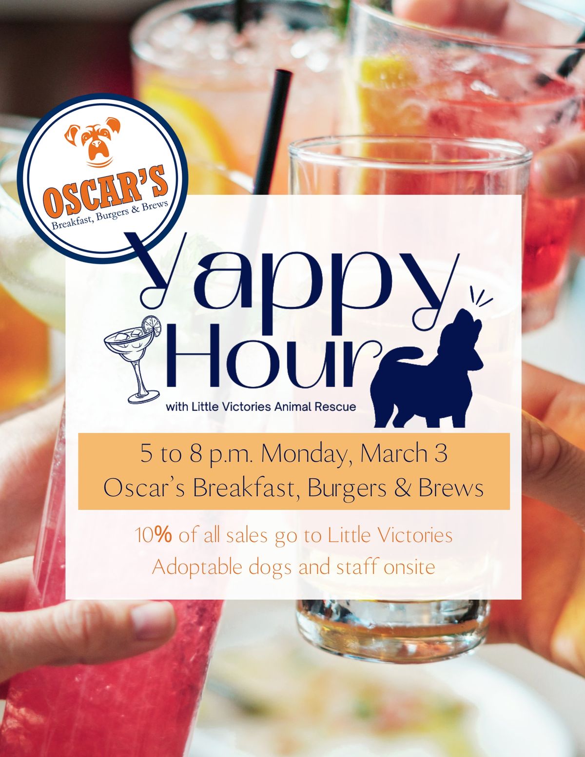 Yappy Hour with Little Victories Animal Rescue