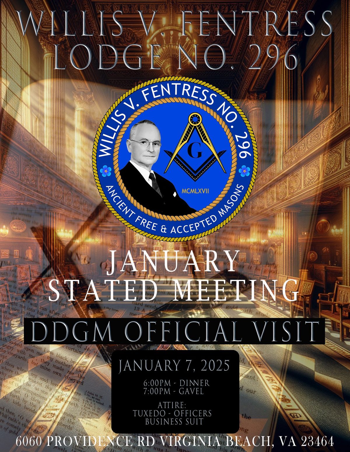 January Stated Meeting -DDGM Official Visit