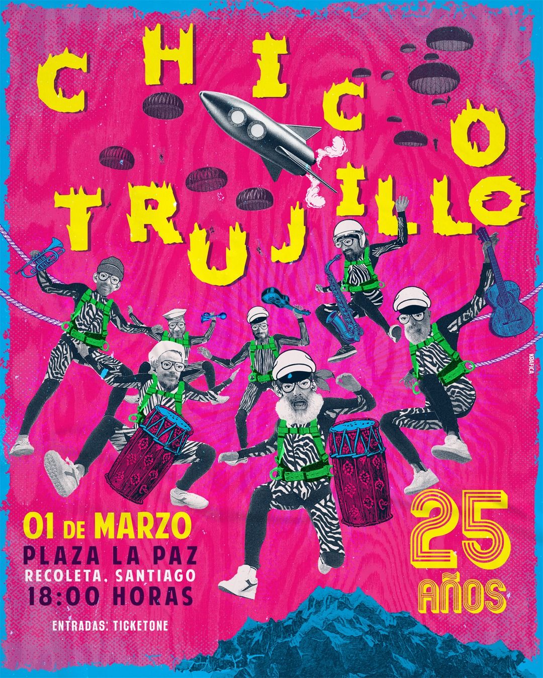 Chico Trujillo - 25 a\u00f1os - Plaza la Paz