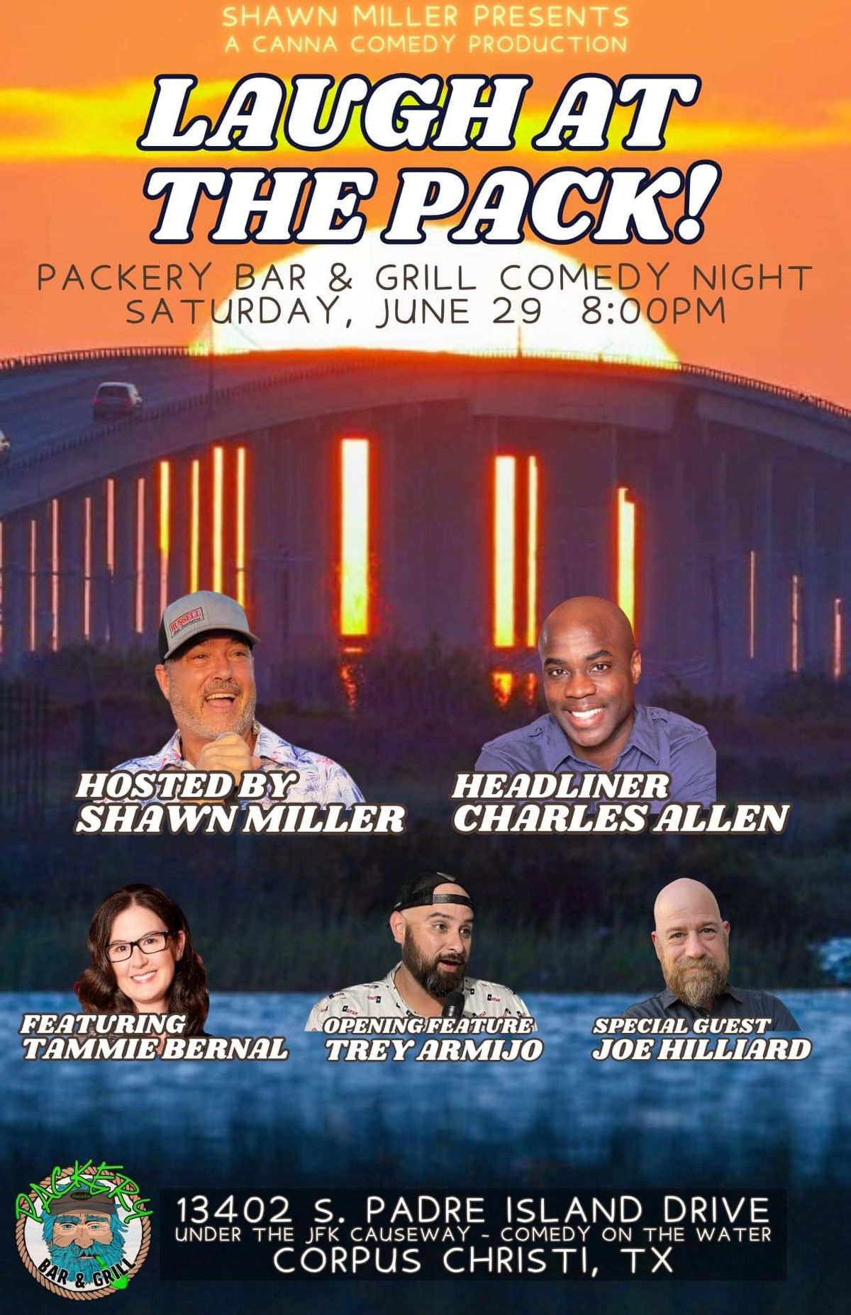 LAUGH at the Pack! Comedy show 
