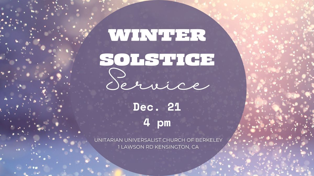 2024 Winter Solstice Service