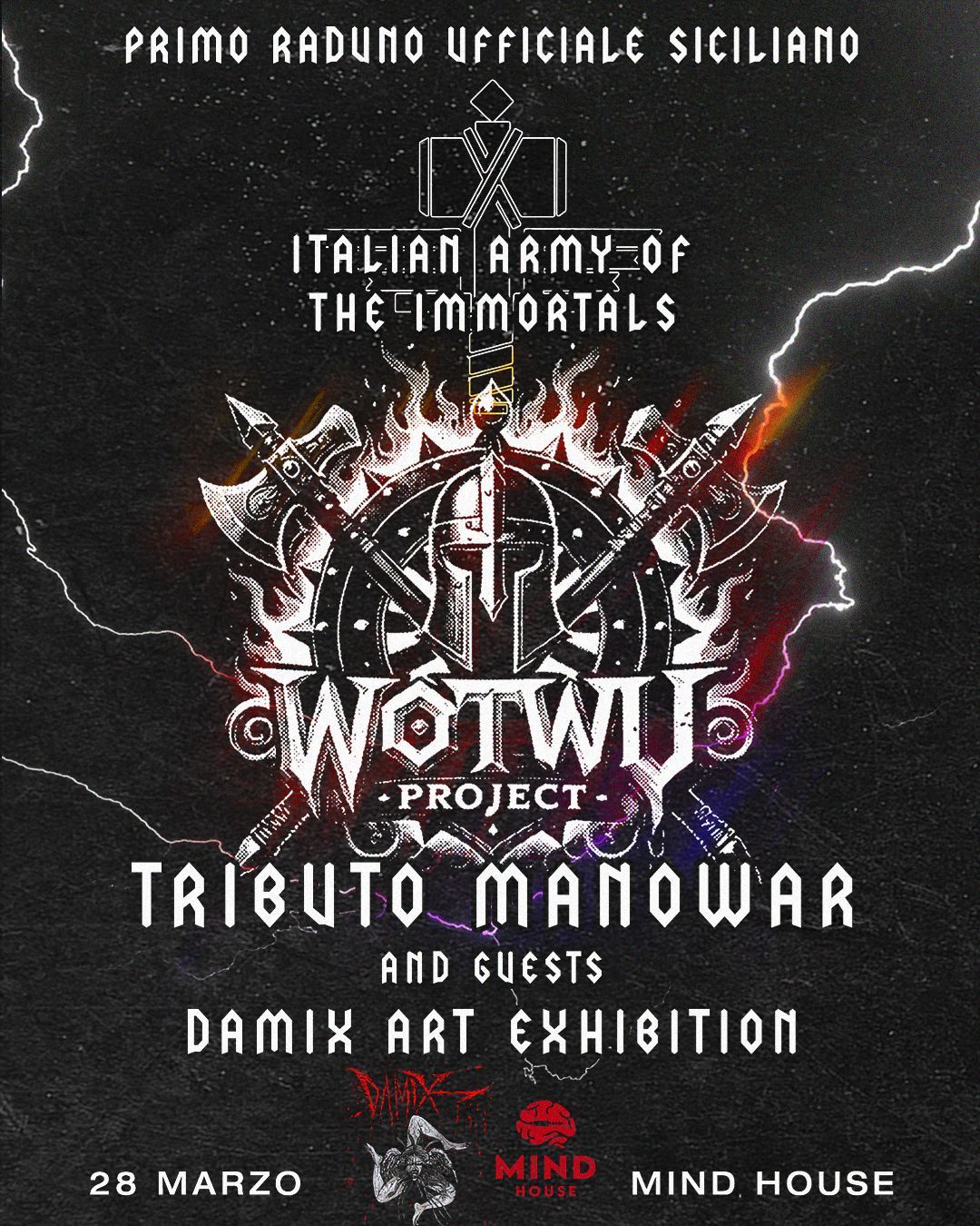 Warriors Of The World United Project - Tribute To Manowar Live At Mind House, Palermo 