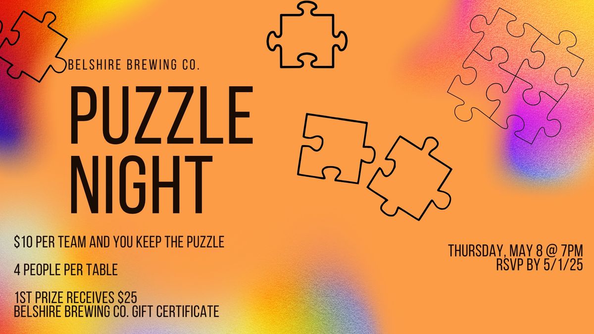 Puzzle Night @ Belshire Brewing Co.