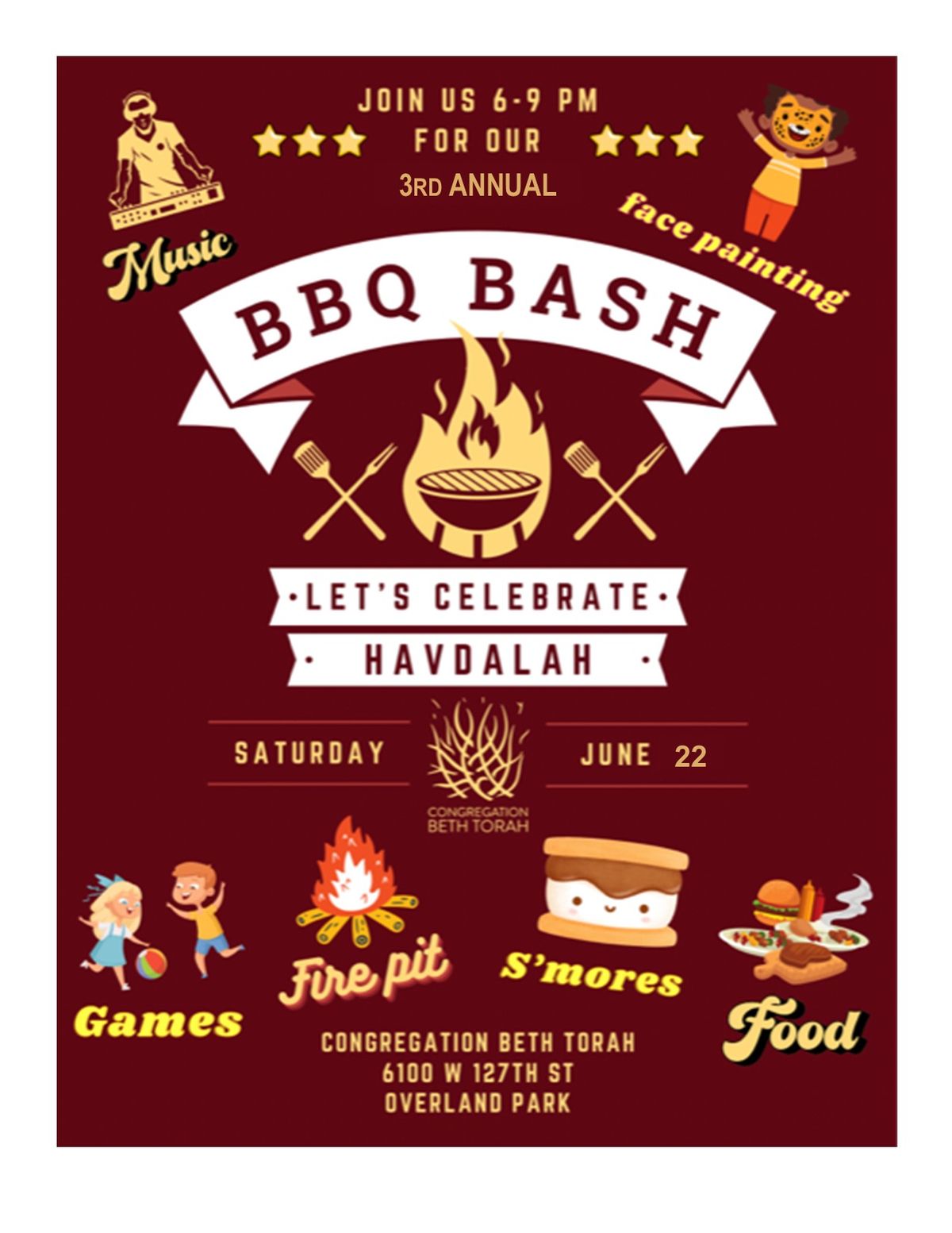 Beth Torah 3rd Annual BBQ Bash