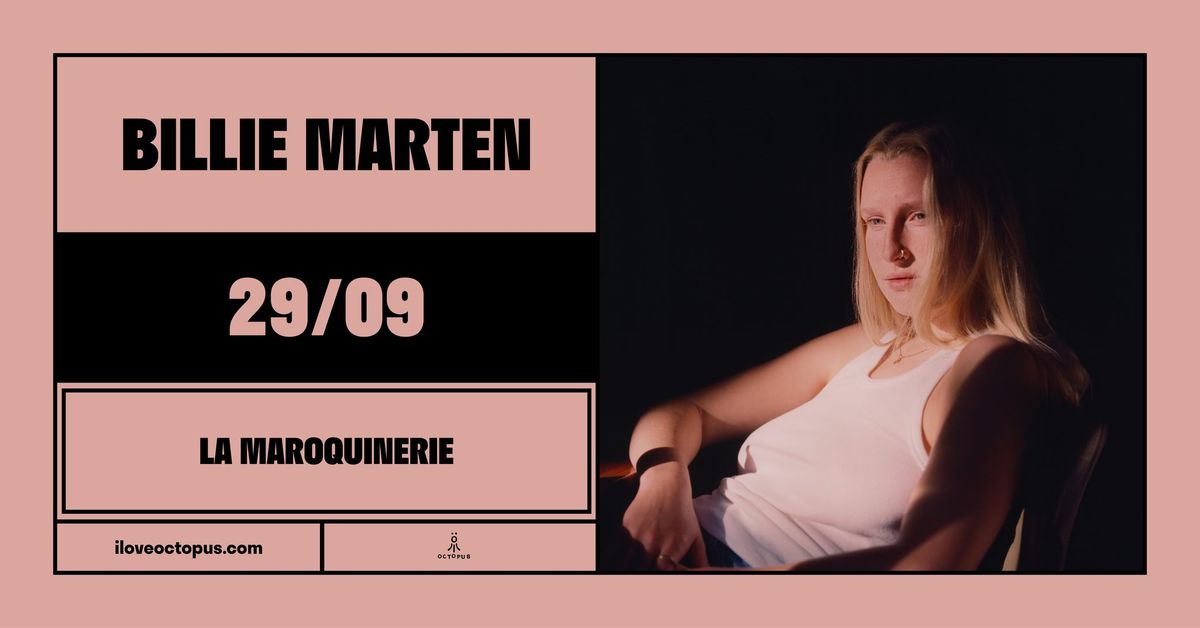 BILLIE MARTEN :: 29\/09 :: LA MAROQUINERIE :: \u00d6CT\u00d6PUS