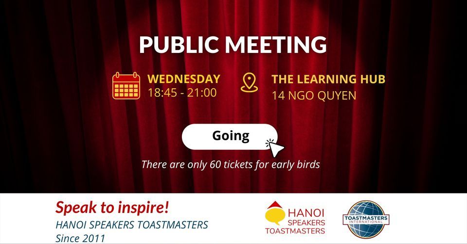 Hanoi Speakers: 288th Public Meeting