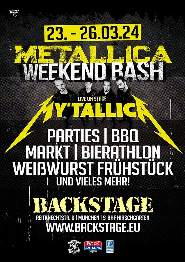 METALLICA WEEKEND BASH | Backstage M\u00fcnchen 2024
