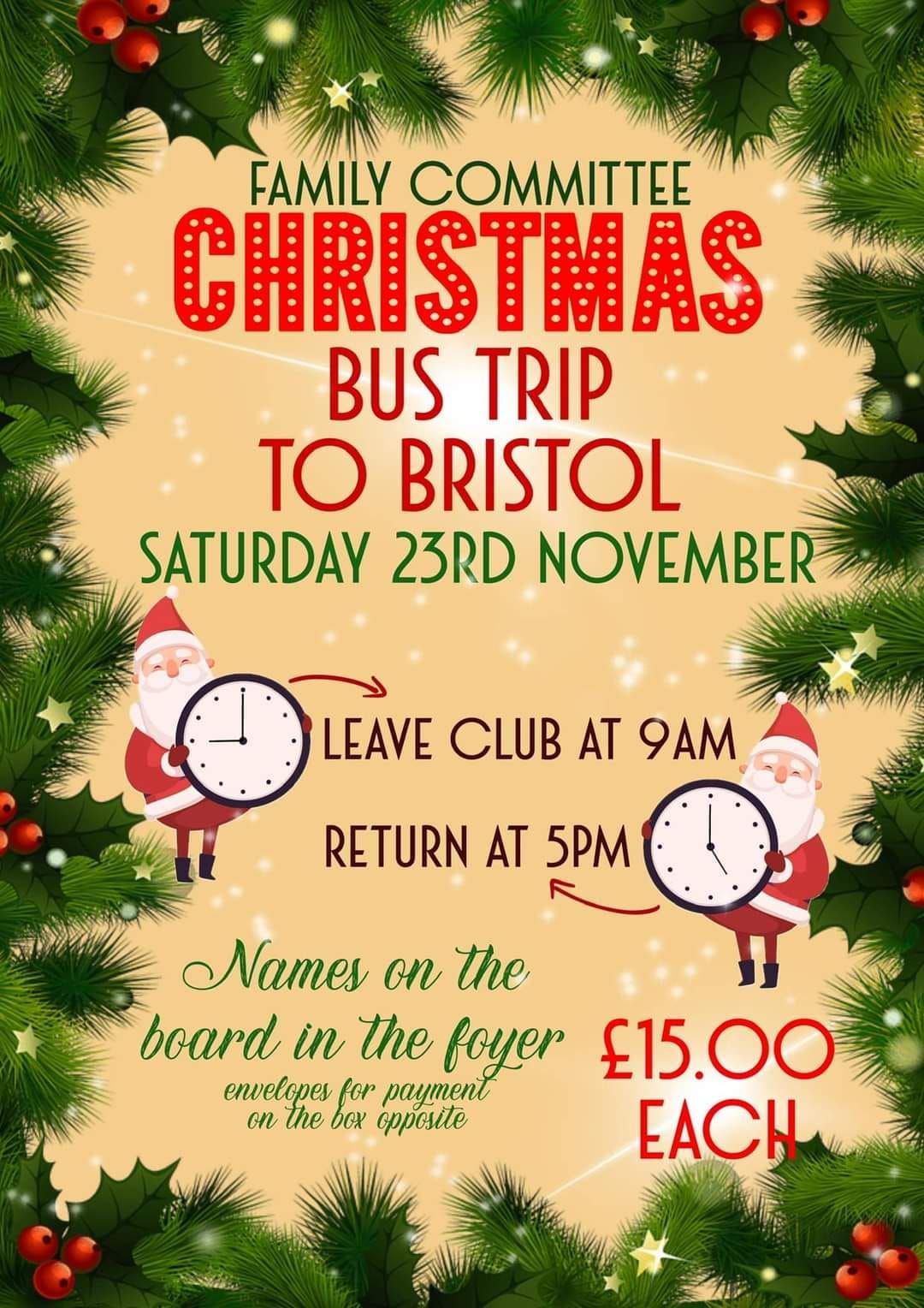 Bristol Christmas Shopping Trip