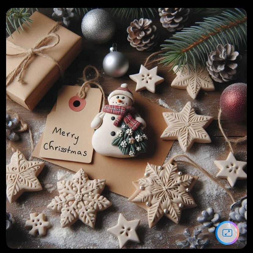 Air Dry Clay Christmas Workshop