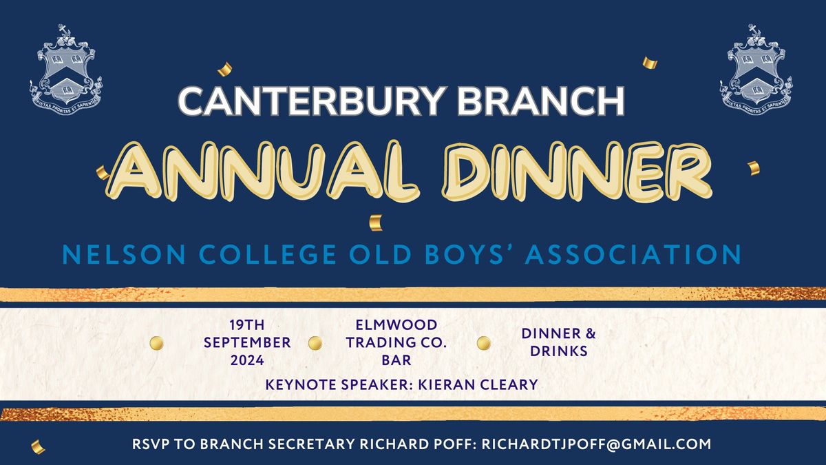 Canterbury Branch Annual Dinner & AGM