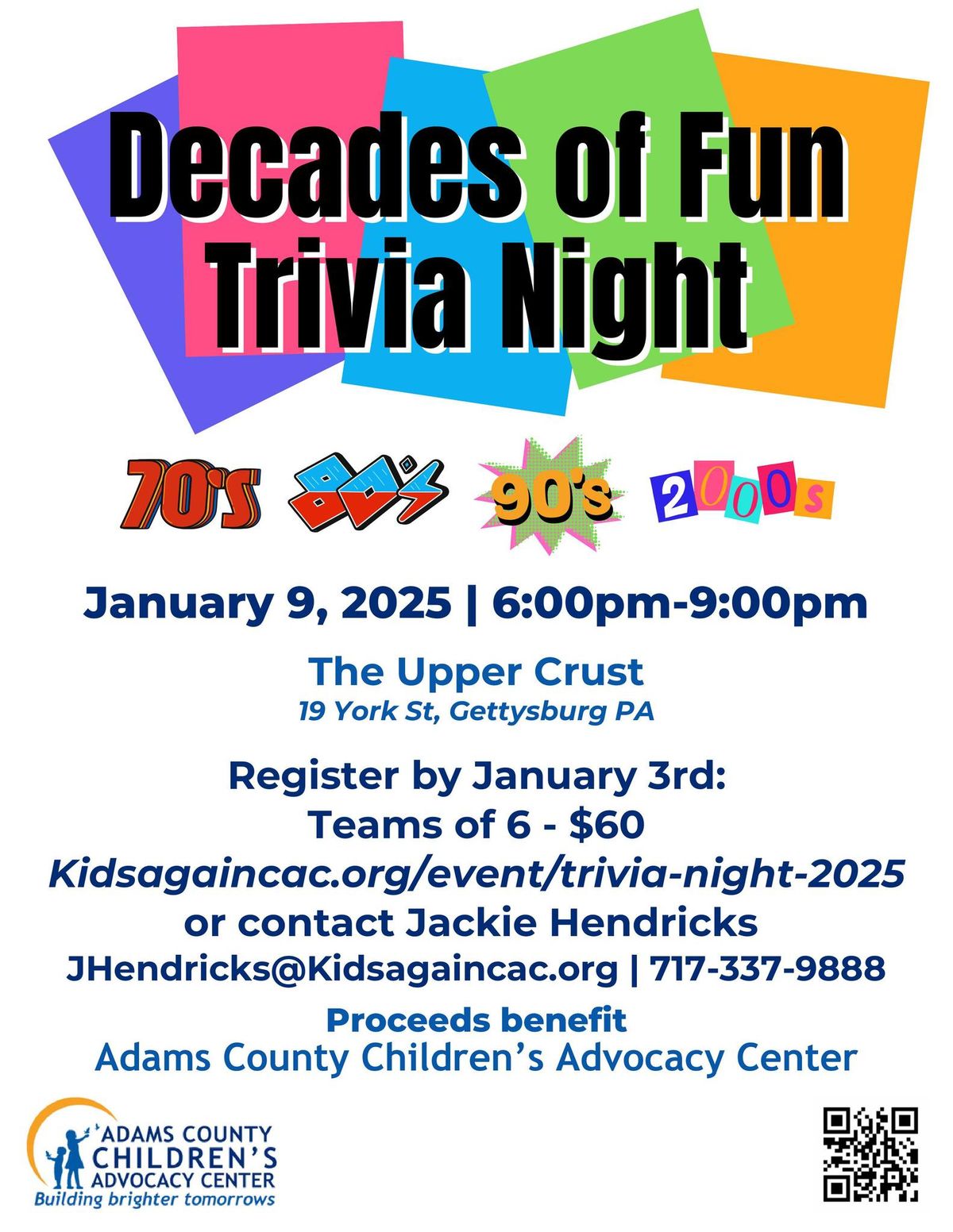 Decades of Fun Trivia Night