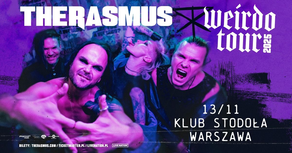 The Rasmus - WEIRDO TOUR 2025 - Official Event, 13.11.2025, Klub Stodo\u0142a, Warszawa