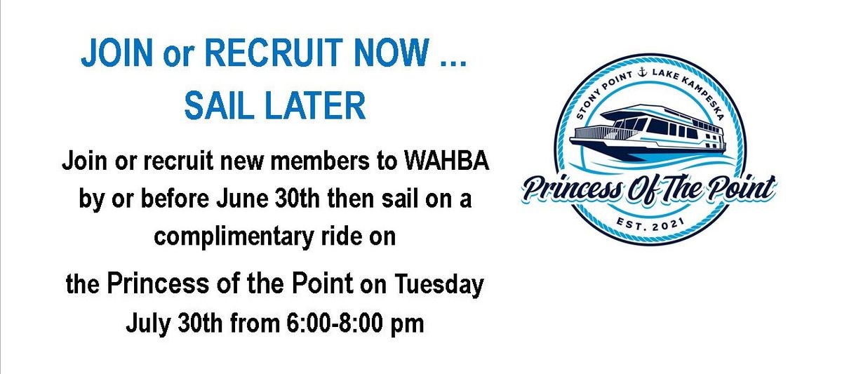 WAHBA Summer Membership Drive