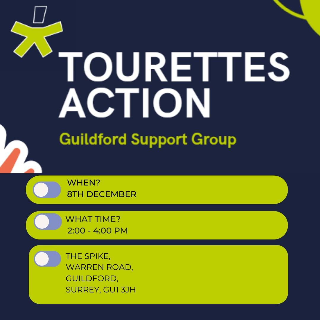 Tourettes Action In-Person Support - Guildford