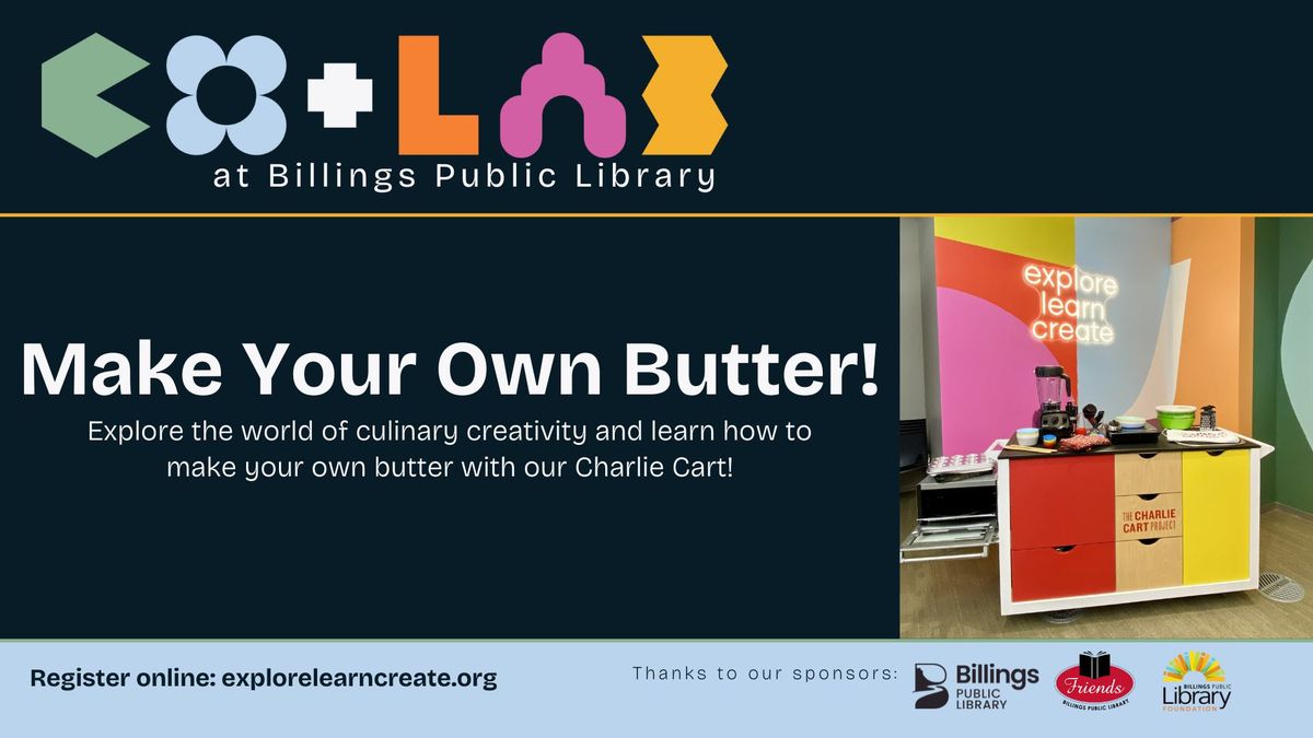 Charlie Cart: Make Your Own Butter!